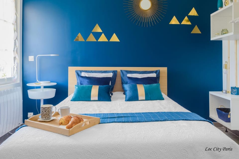 Studio Bleu - Parc Astérix - Mer de Sable - Villepinte - Aéroport CDG Apartment in Île-de-France