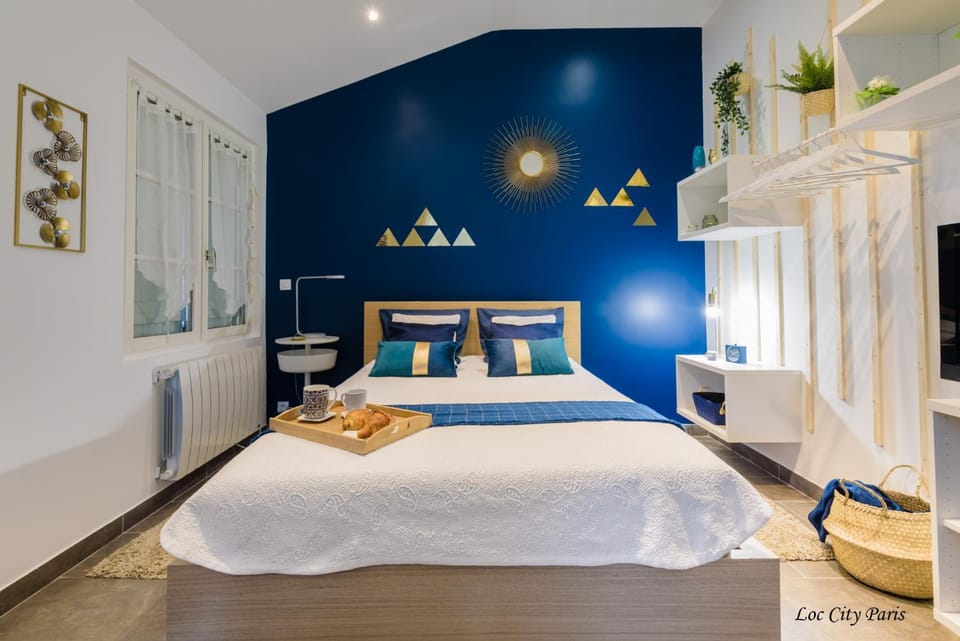Studio Bleu - Parc Astérix - Mer de Sable - Villepinte - Aéroport CDG Apartment in Île-de-France