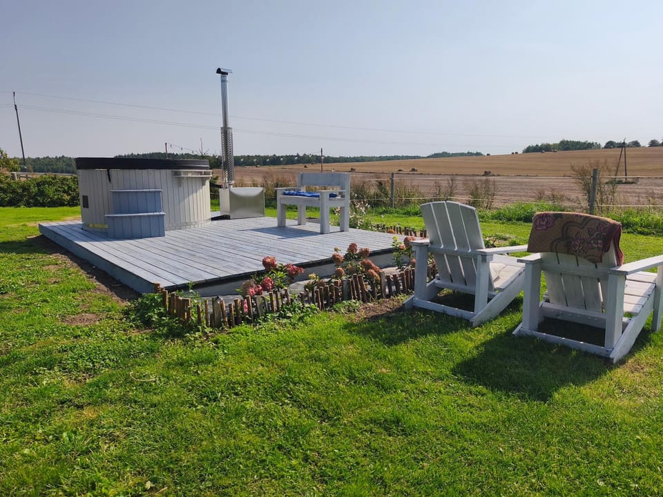 Folwark Malinowy Chruśniak Farm Stay in Lithuania