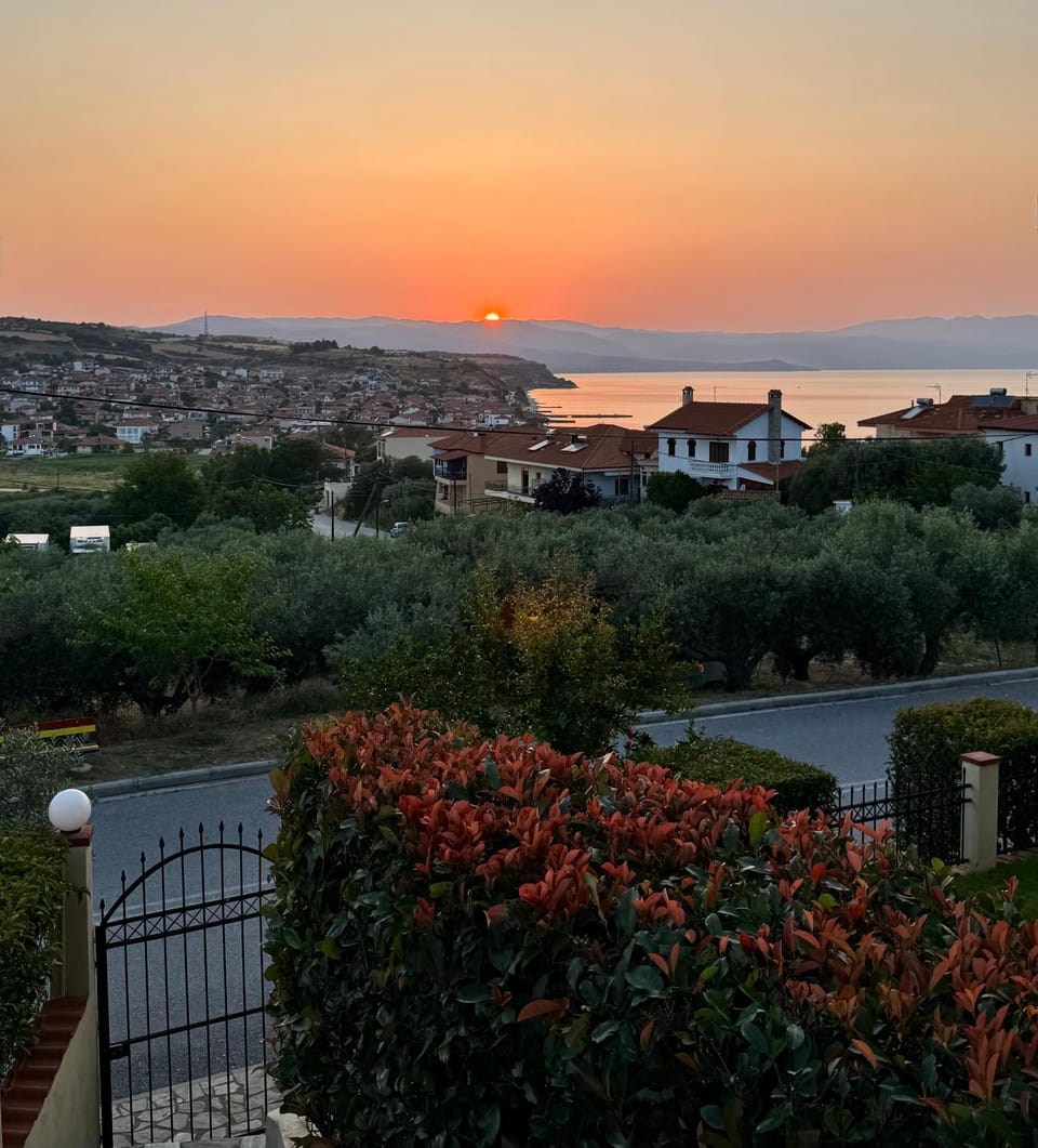 Natural landscape, Sea view, Sunset