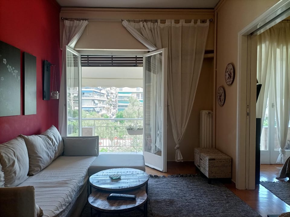 View (from property/room), View (from property/room), Balcony/Terrace, Living room, Seating area, City view, City view
