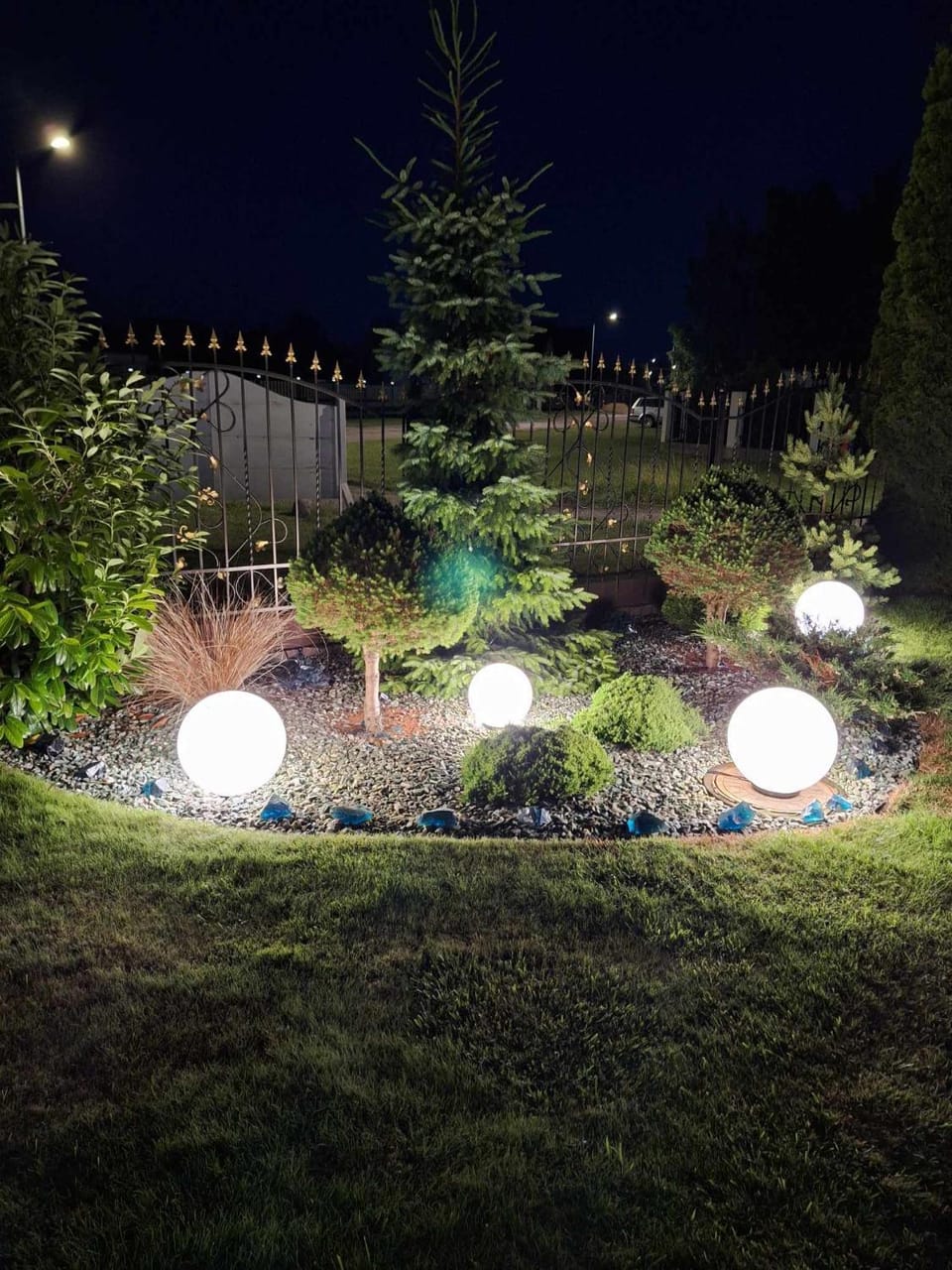 Night, Natural landscape, Garden