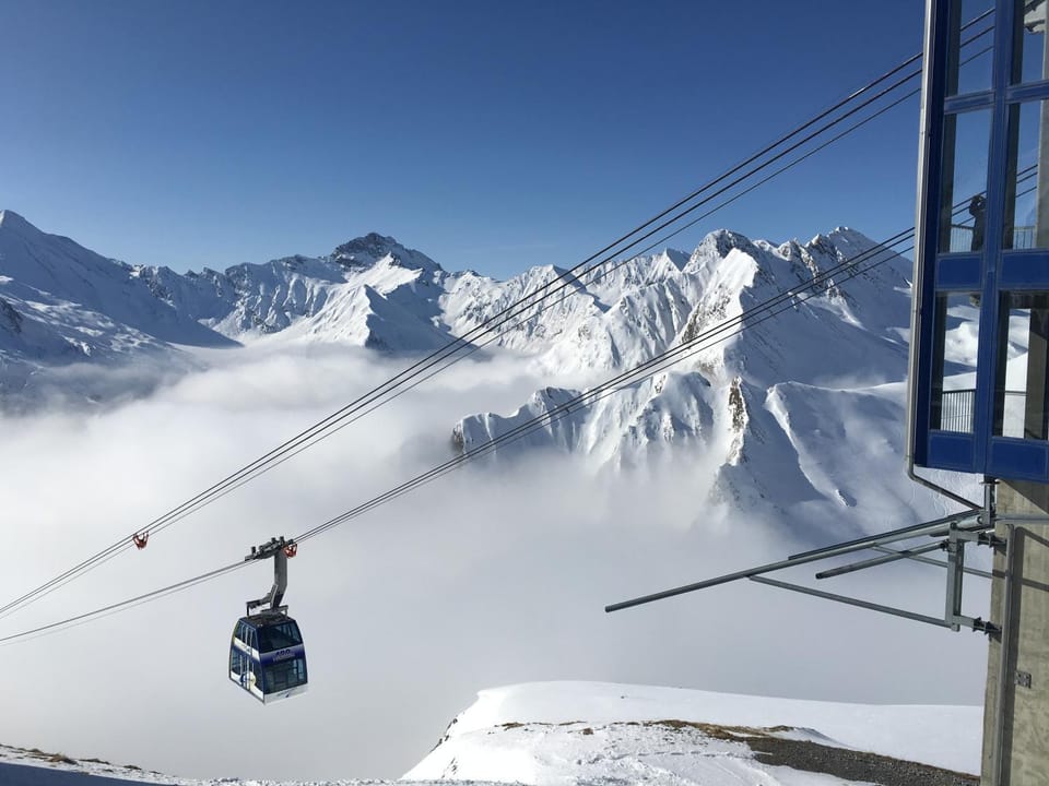 Winter, Skiing