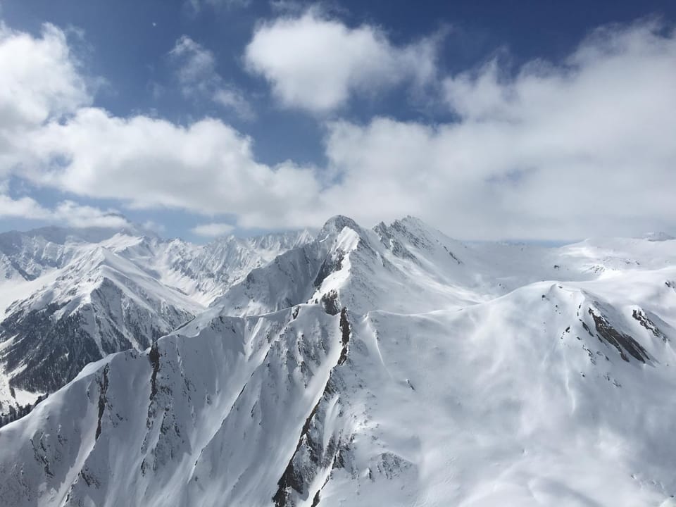 Winter, Skiing
