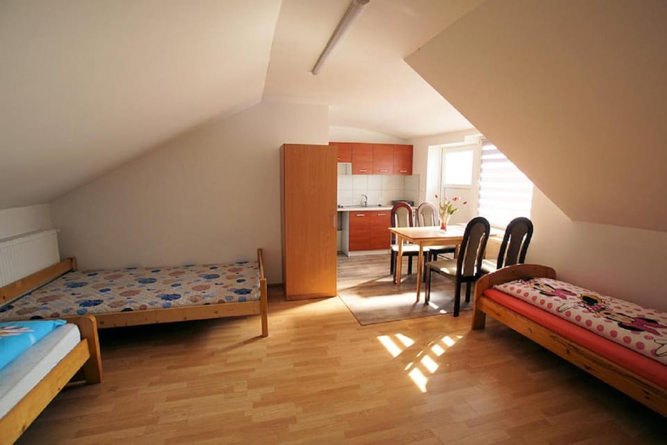 Kitchen or kitchenette, Dining area, Bedroom