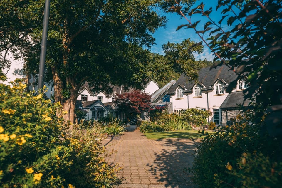 Property building, Spring, Day, Neighbourhood, Natural landscape, Garden, Garden view, Street view