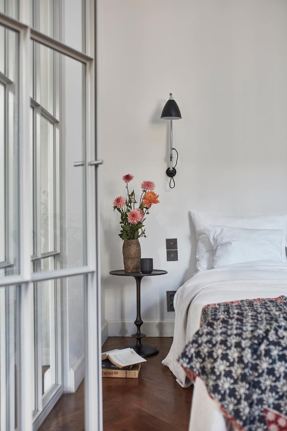 Bed, Day, Decorative detail, Garden view, Inner courtyard view