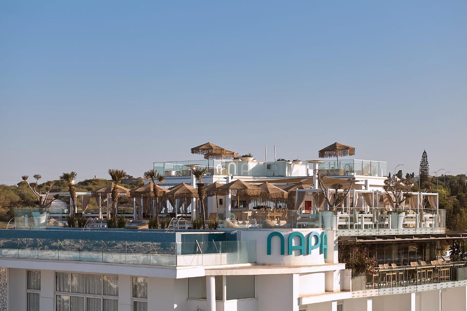 Property building, Pool view