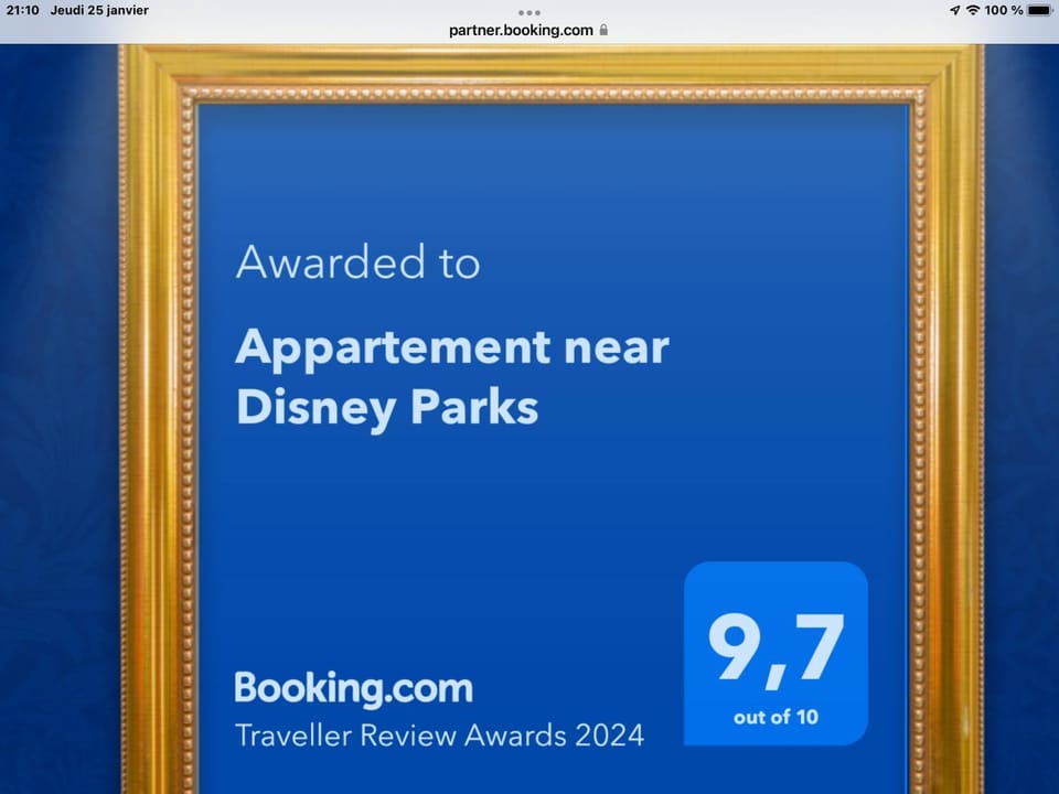 Appartement near Disney Parks Apartment in Chessy