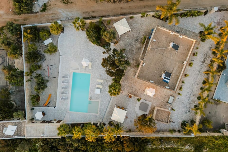 Property building, Living room, Swimming pool