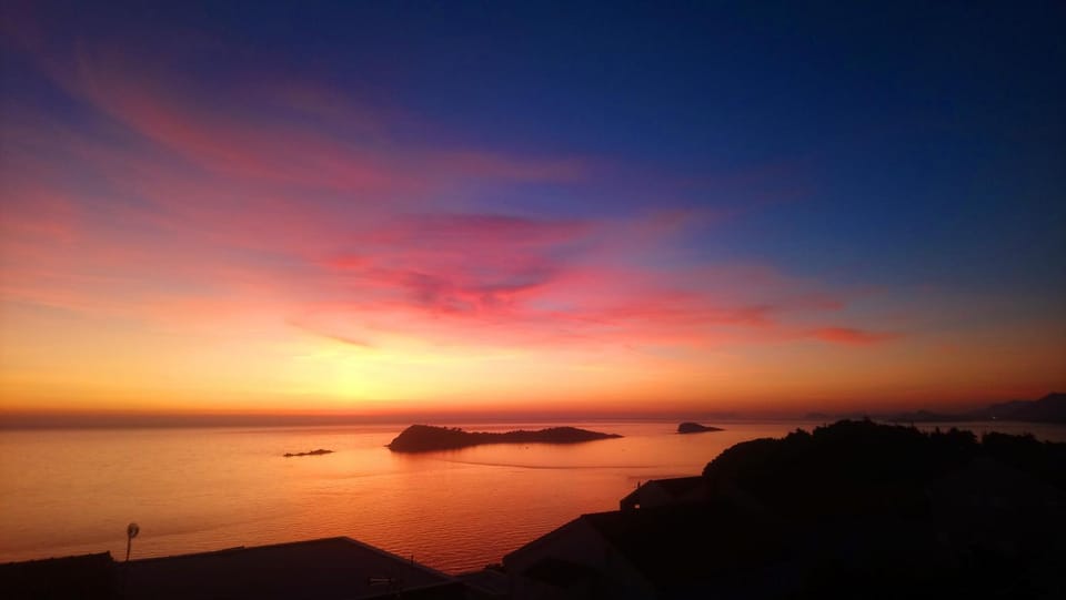 Natural landscape, Sea view, Sunset