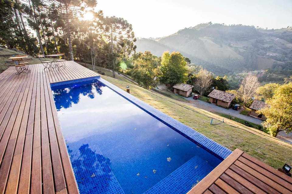 Natural landscape, Mountain view, Pool view, Swimming pool