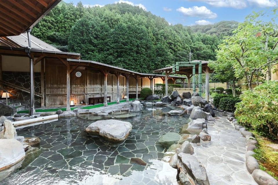 Hot Spring Bath, Open Air Bath, Public Bath