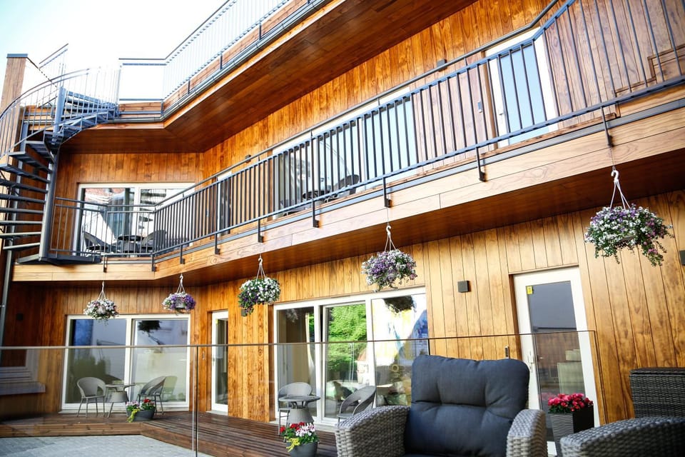 Property building, Patio