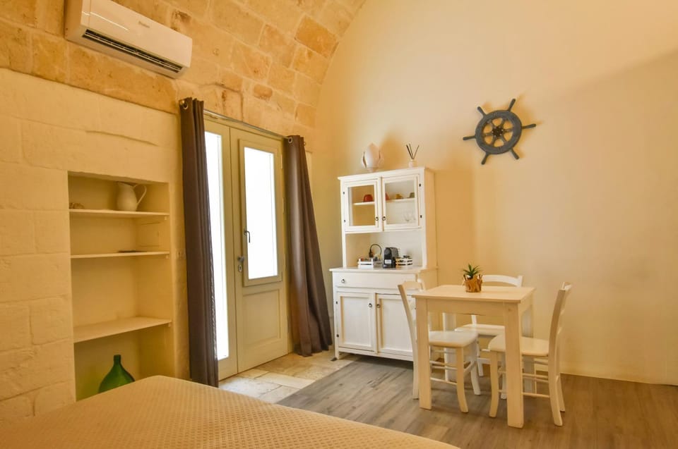 Dining area, air conditioner
