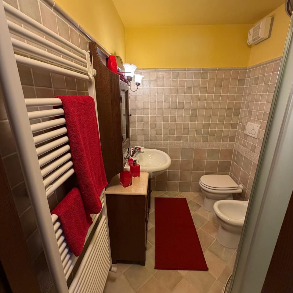 Shower, Toilet, Bathroom, bidet, towels