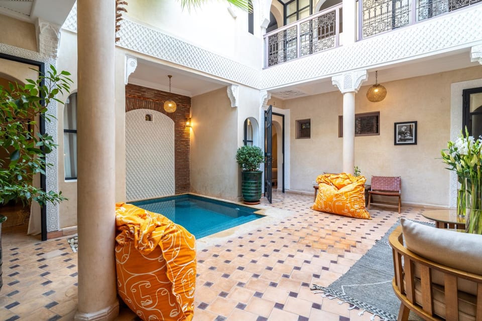 Patio, Lobby or reception, Swimming pool