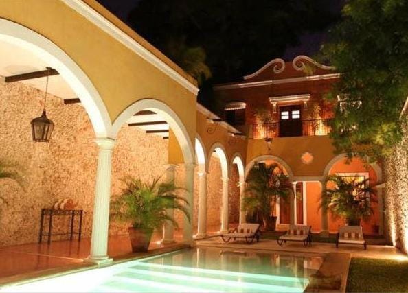 Night, Swimming pool