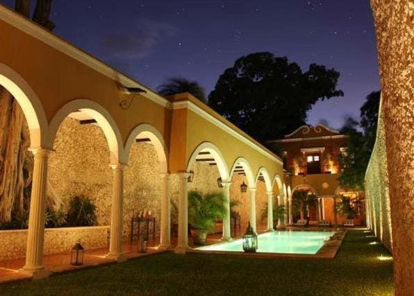 Night, Swimming pool