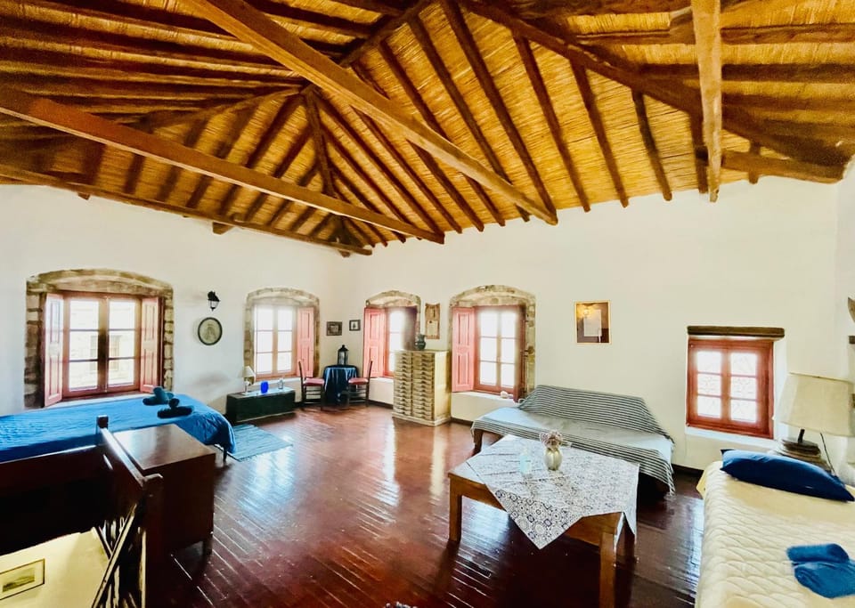 View (from property/room), Living room, Seating area, Bedroom
