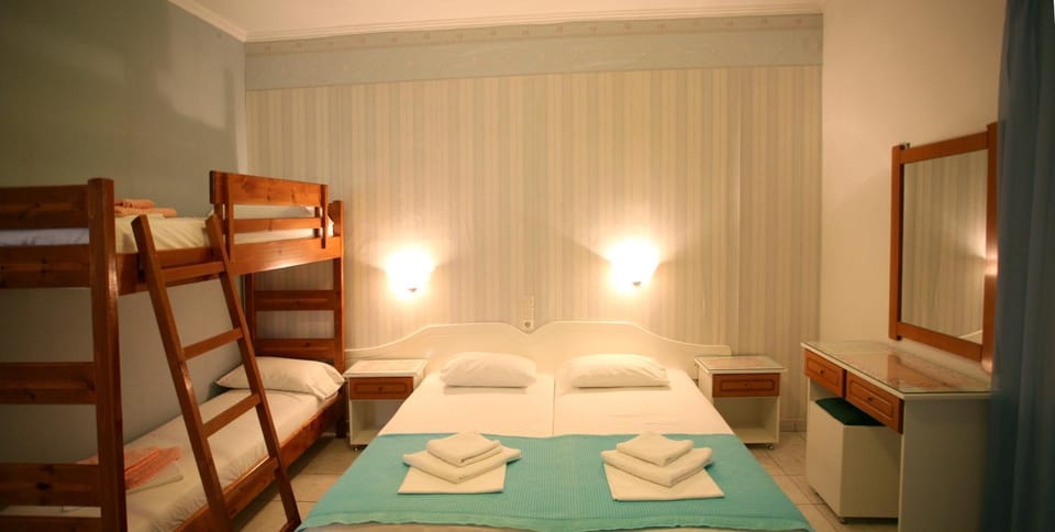 Photo of the whole room, bunk bed
