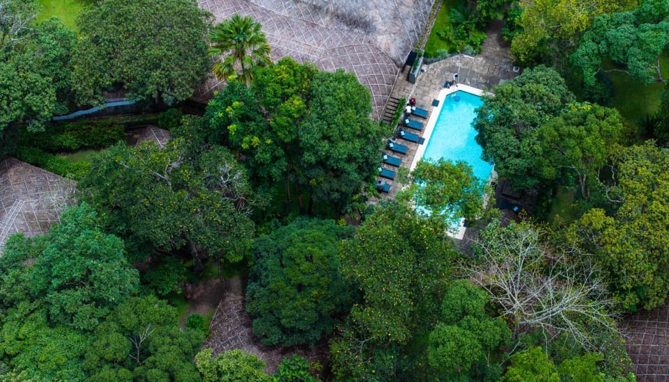 Nearby landmark, Natural landscape, Bird's eye view, Pool view, Swimming pool
