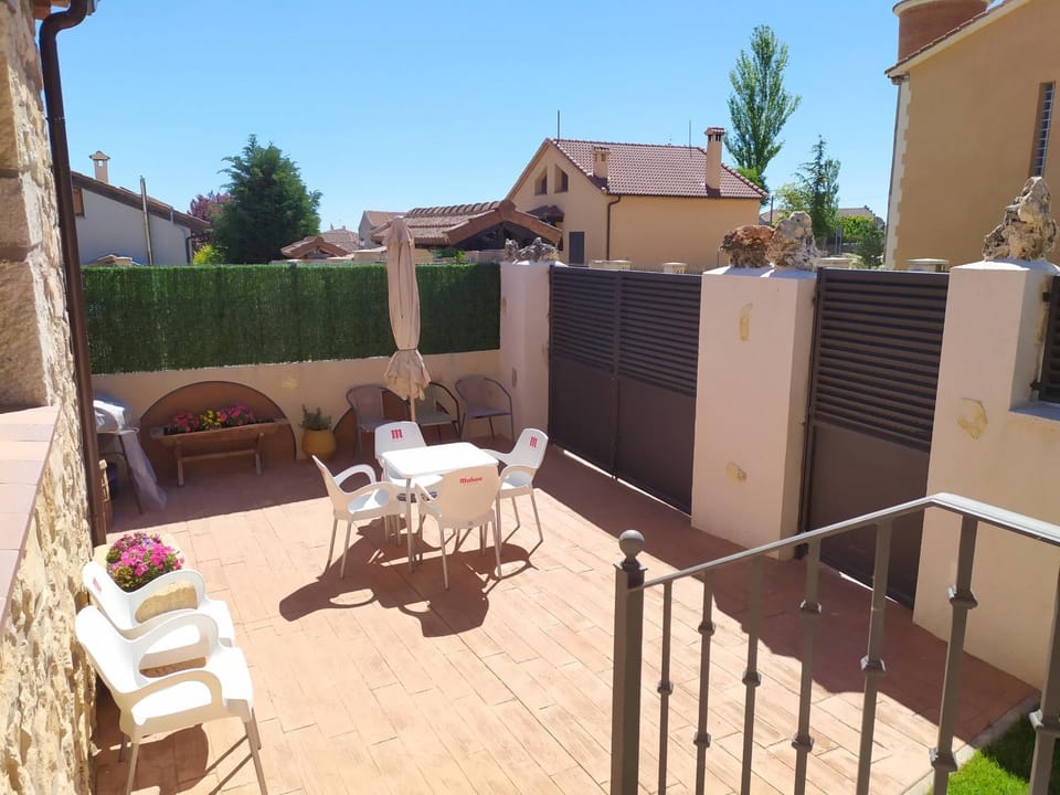 Property building, Patio