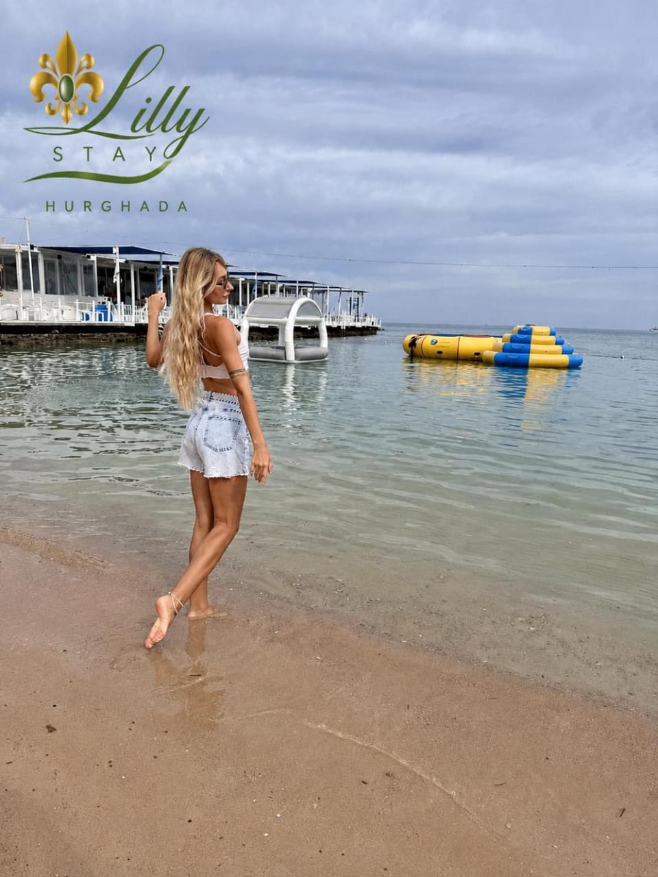 Beach, Beach, Aqua park, Aqua park