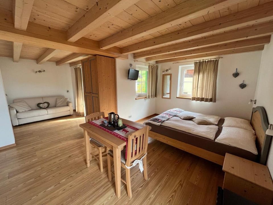 Bed, TV and multimedia, Living room, Photo of the whole room, Seating area, Bedroom