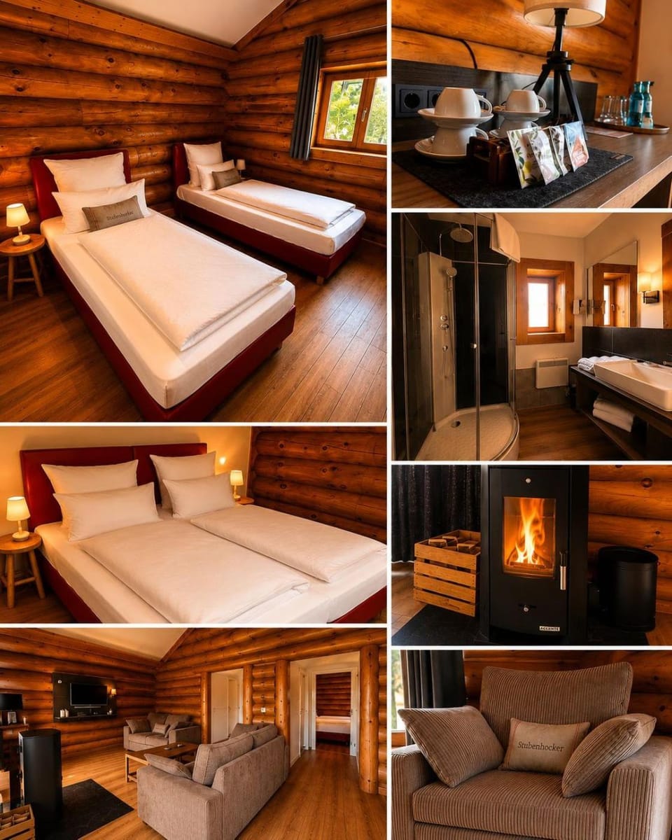 Property building, Bed, Bathroom, Living room, Photo of the whole room, Bedroom, fireplace