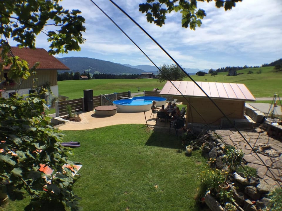 Bird's eye view, Garden, Balcony/Terrace, Swimming pool
