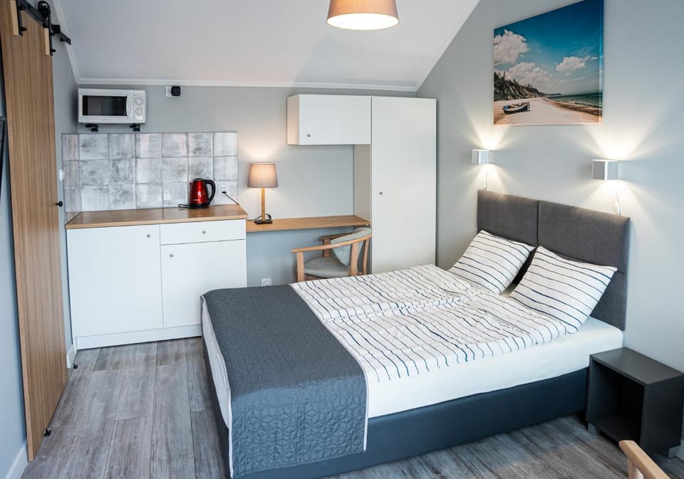 Bed, Kitchen or kitchenette, Photo of the whole room, Seating area, Bedroom
