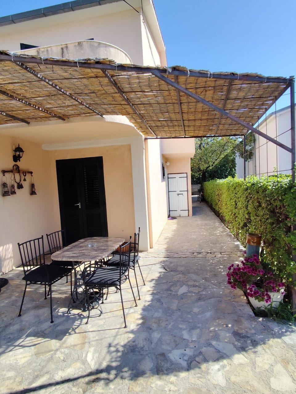Property building, Patio