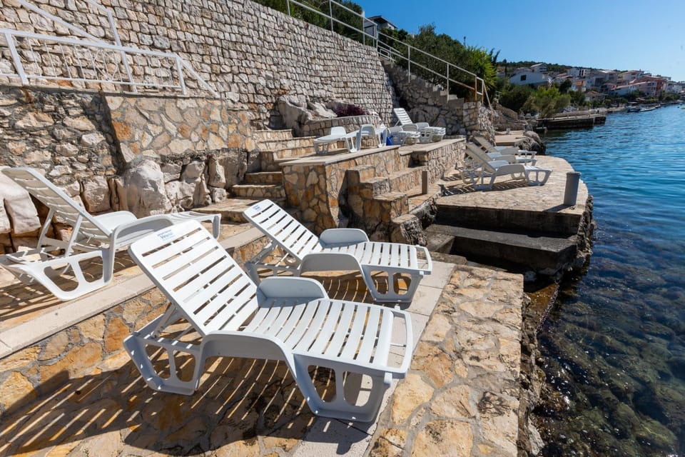 Seating area, Sea view, sunbed