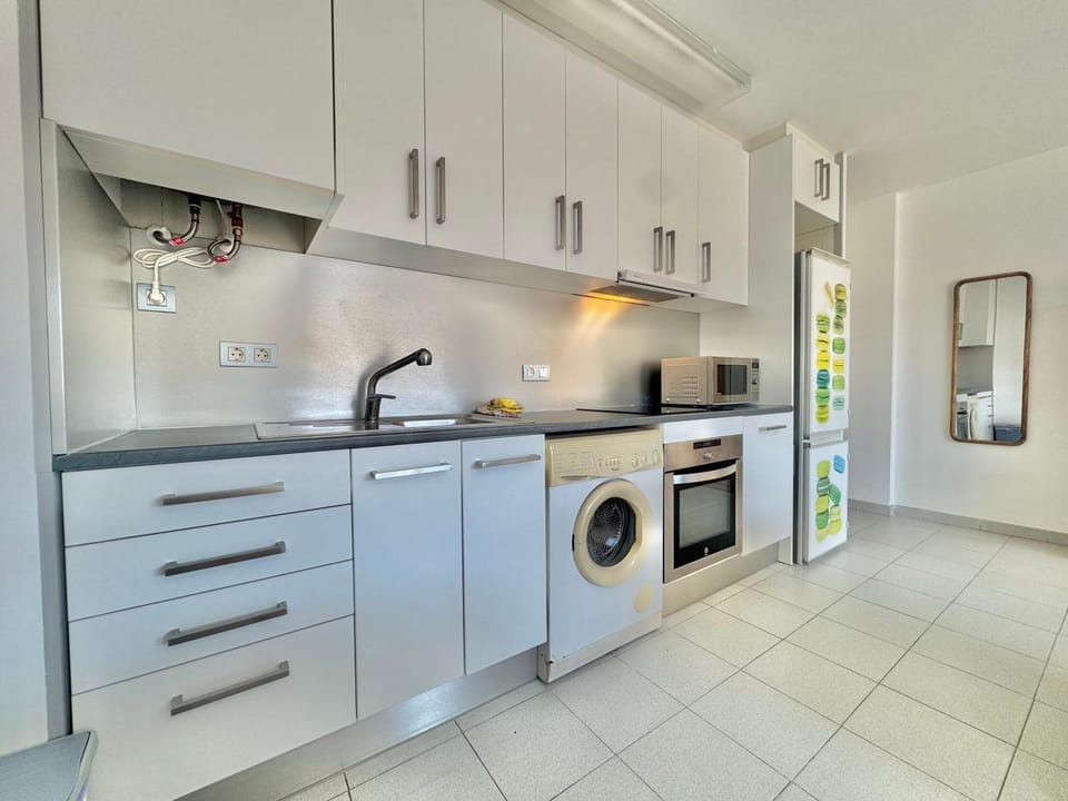 washing machine, kitchen, kitchen
