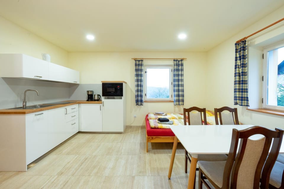 Kitchen or kitchenette, Living room