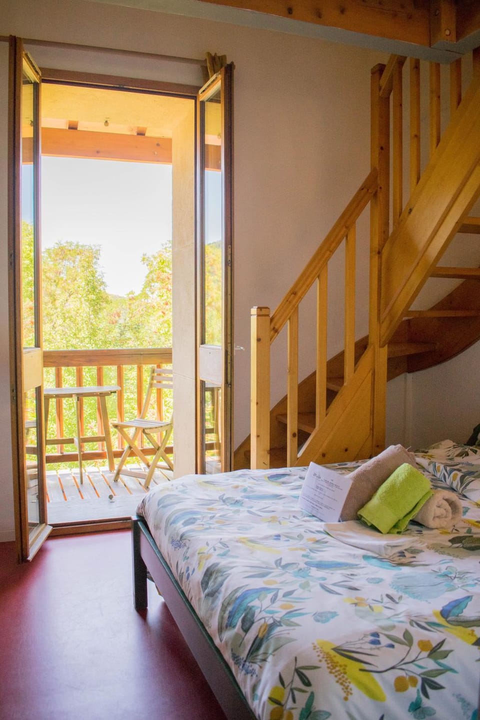 Bed, View (from property/room), Balcony/Terrace, Photo of the whole room, Bedroom