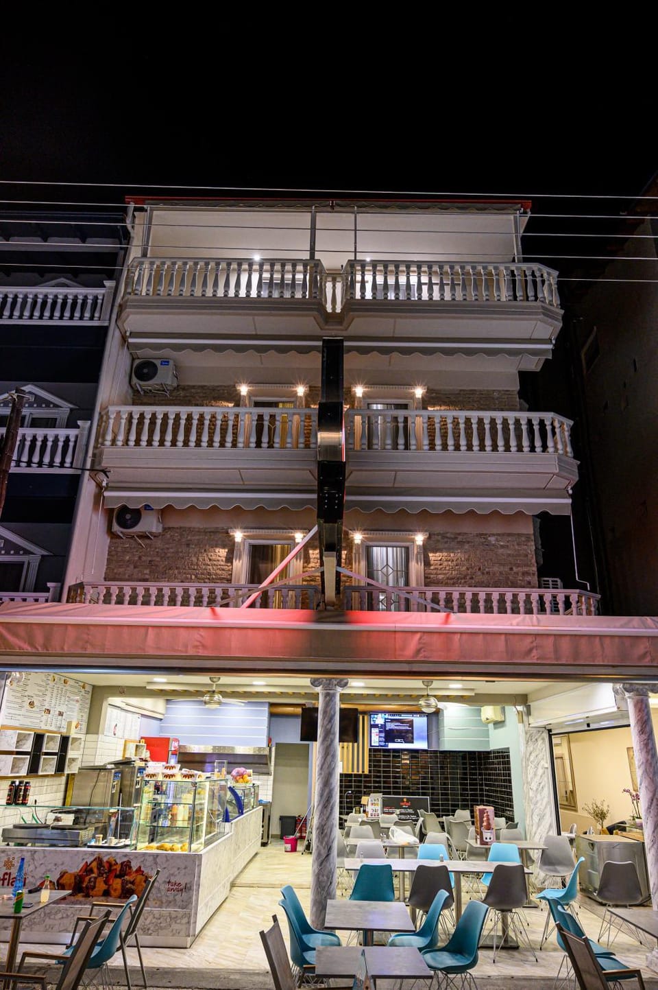 Property building, Night