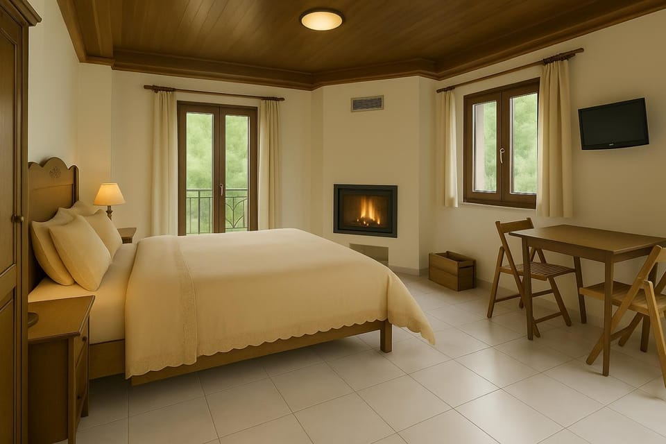 Bed, Dining area