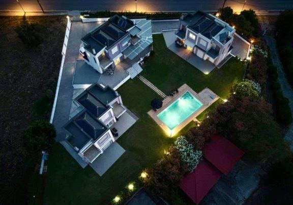 Night, Swimming pool