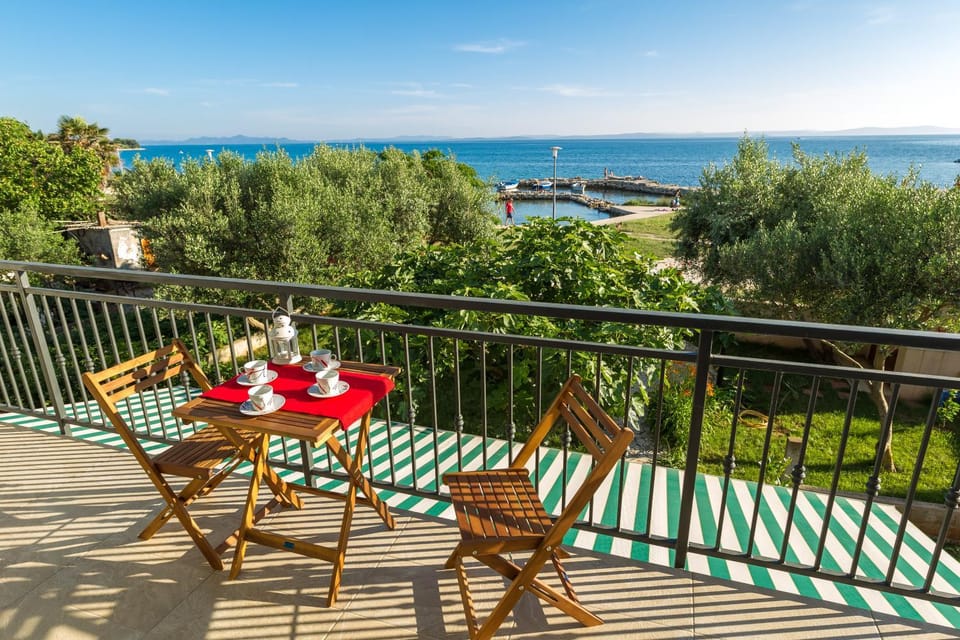 Natural landscape, View (from property/room), Balcony/Terrace, Sea view
