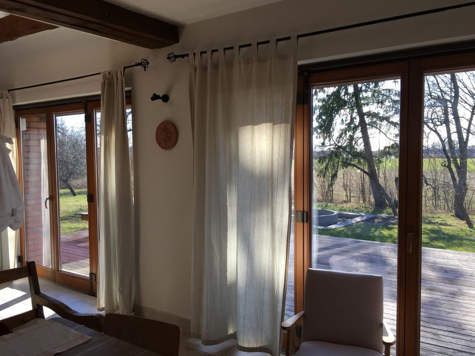 Spring, Balcony/Terrace, Garden view