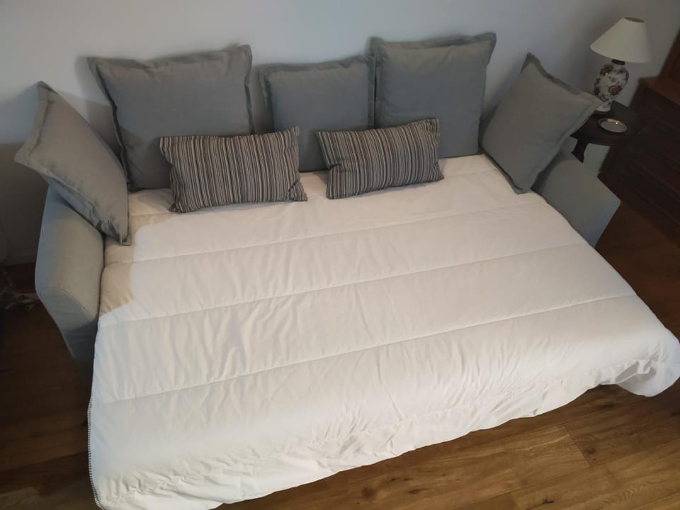 Bed, Living room