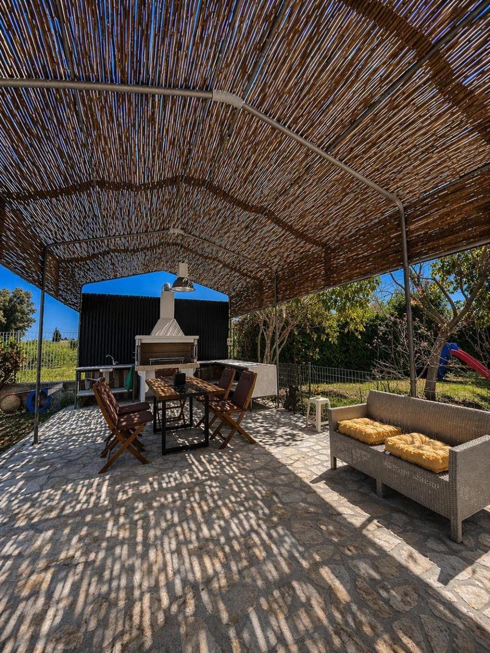 Patio, BBQ facilities, Dining area