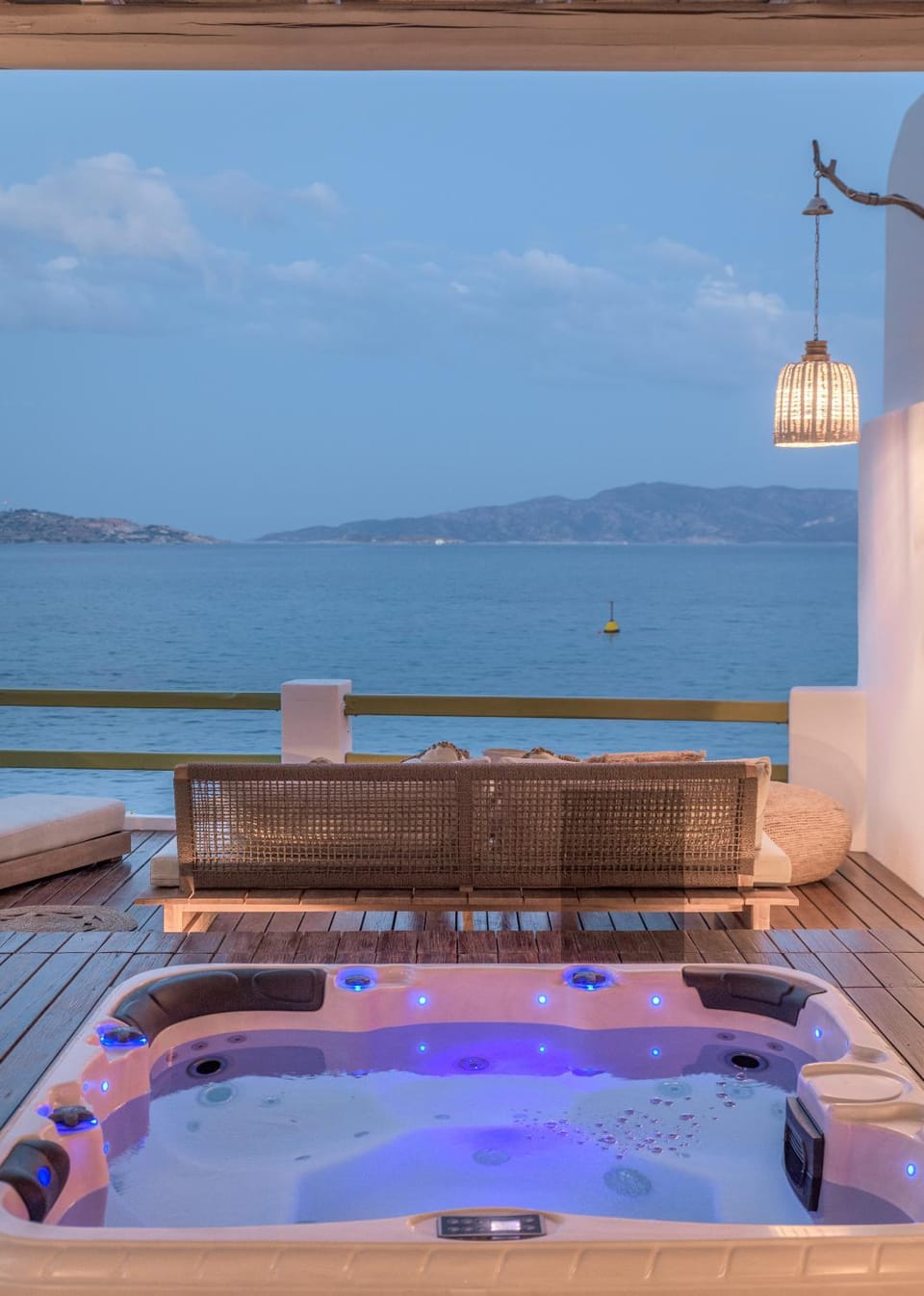 Patio, Natural landscape, View (from property/room), Living room, Sea view