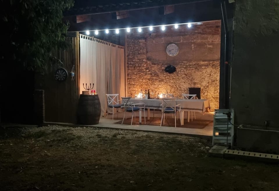 Night, Inner courtyard view