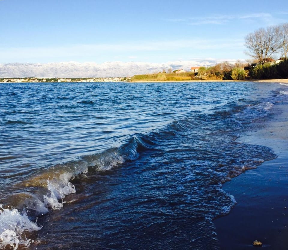 Beach, Mountain view