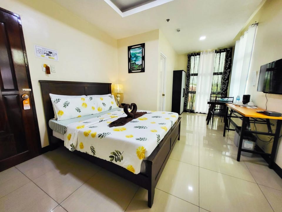 Bed, Photo of the whole room, Bedroom, hair dresser