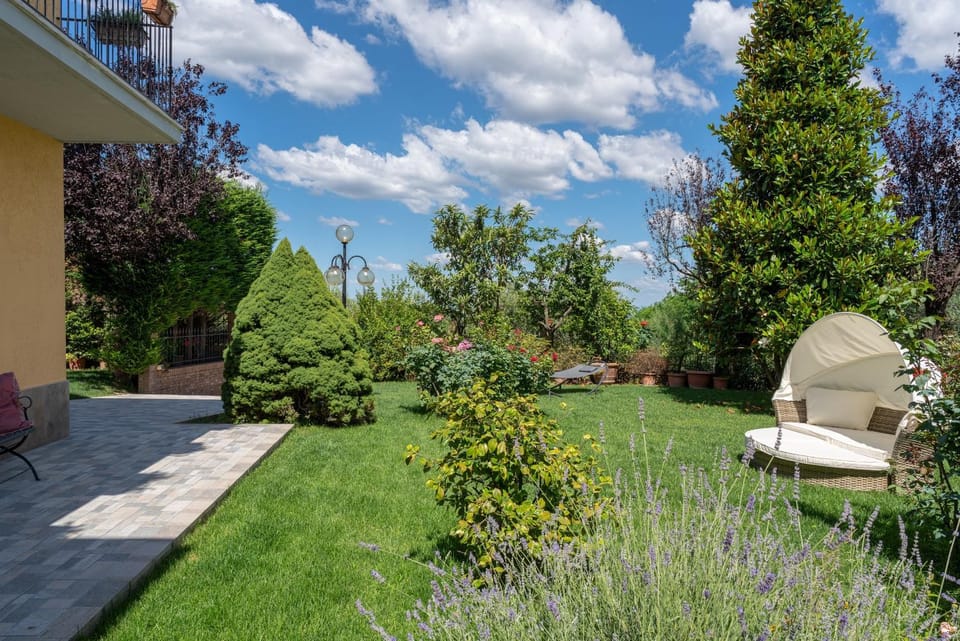 Facade/entrance, Garden view