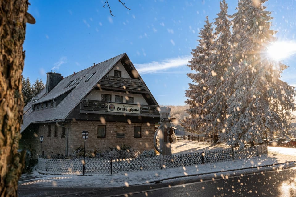 Property building, Day, Winter